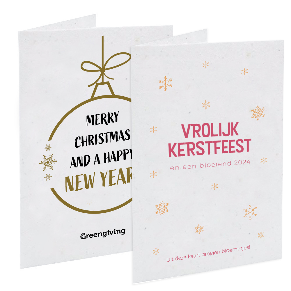 Weihnachtskarte Samenpapier - Bild 3